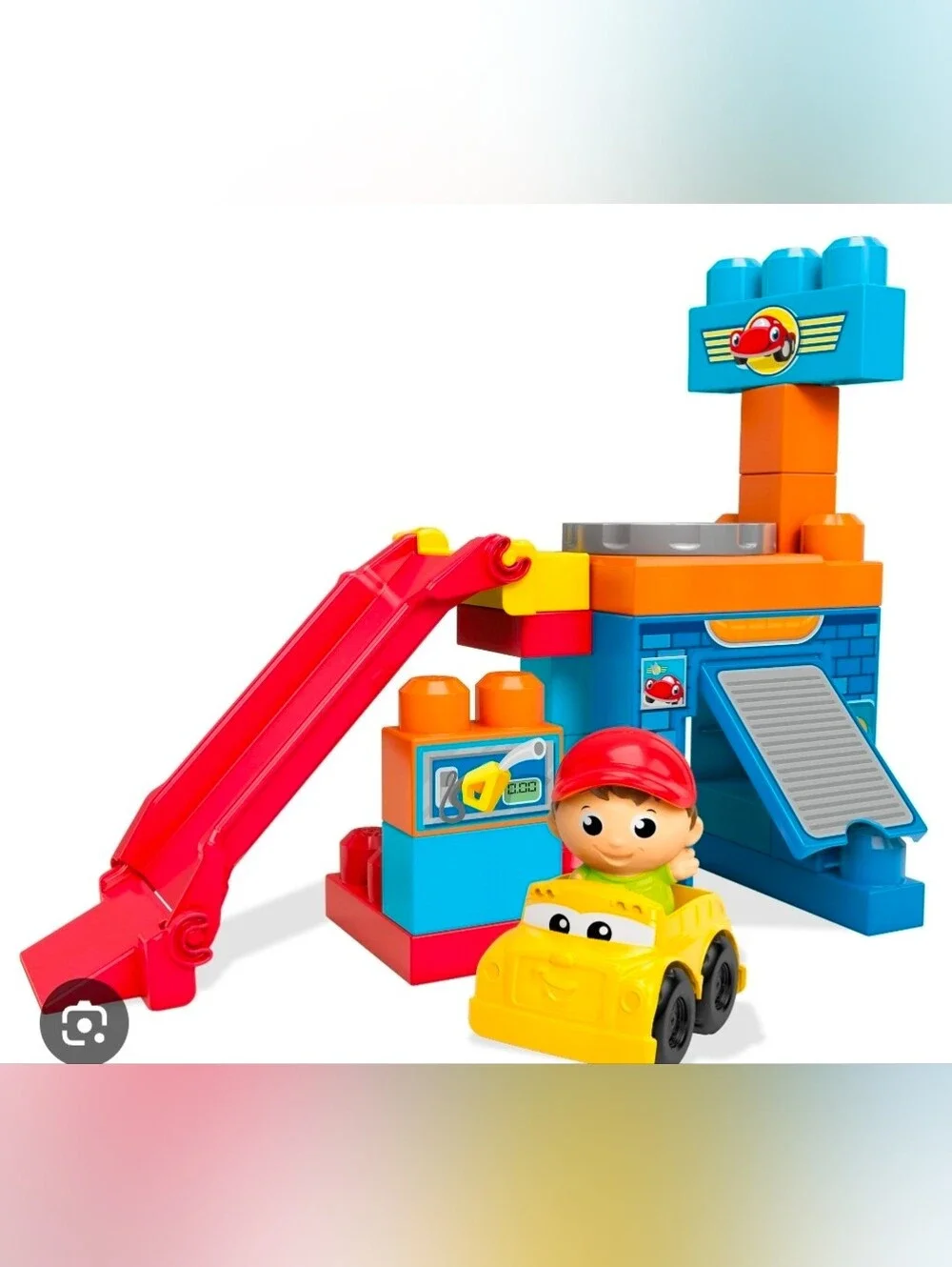 Mega Bloks Fisher Price First Builders Spinning Garage Fisher Price 21 PCS New